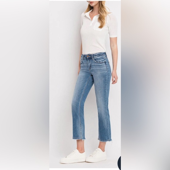 Flying Monkey Blue Ankle & Cropped Jeans - Picture 5 of 7